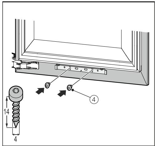 MIELE KWT6722IS - Montage de la porte du meuble - 11