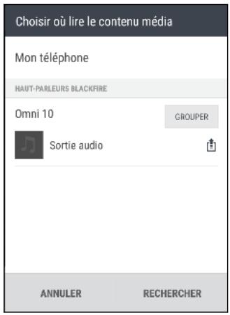 HTC OME AS SILVER - Diffuser de la musique en streaming sur des haut-parleurs compatibles Blackfire - 2