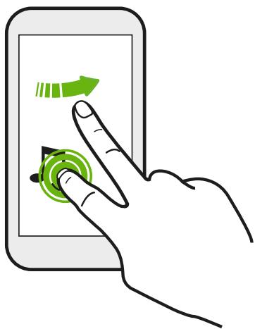 HTC OME AS SILVER - Appuyer et effleurer - 1