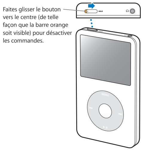APPLE IPOD 30GO N MA146FD - Désactivation des commandes de l'iPod - 1