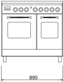 FRATELLI ONOFRI EV92 GFA - DIMENSIONS D'ENCOMBREMENT (mod. 192) - 1