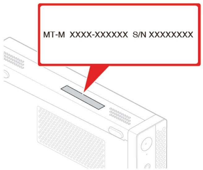 LENOVO M920TINY - Type de machine et étiquette de modèle - 1