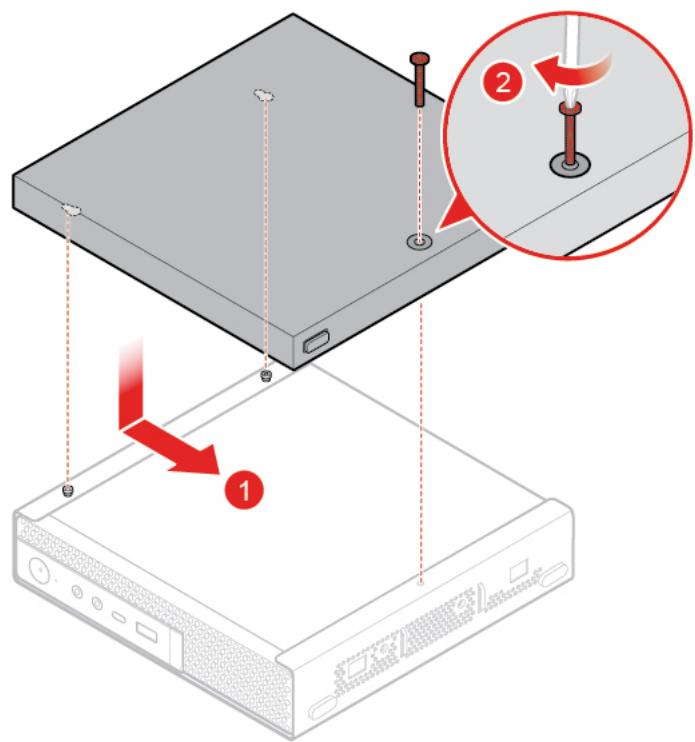 LENOVO M920TINY - Remplacement du disque optique externe - 4