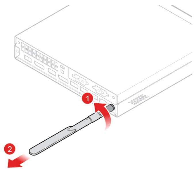 LENOVO M920TINY - Remplacement de l'antenne Wi-Fi arrêté - 1