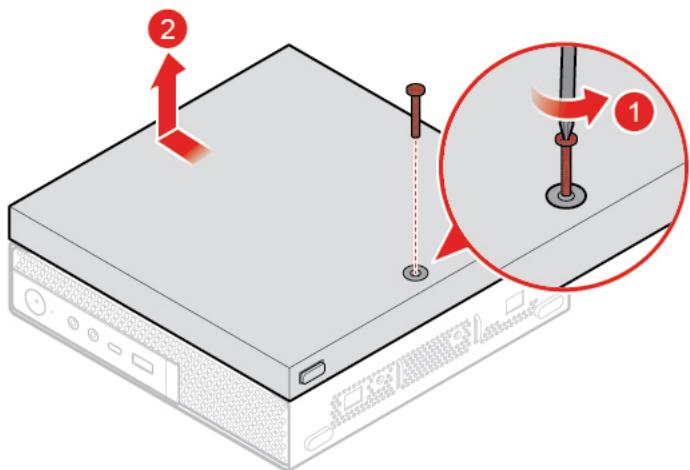 LENOVO M920TINY - Remplacement du disque optique externe - 1