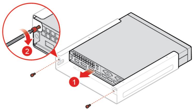 LENOVO M920TINY - Remplacement du support de montage VESA - 2