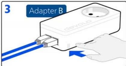 DEVOLO DLAN 550 DUO+ BCC - Cryptage d'un nouveau réseau dLAN avec deux adaptateurs - 3