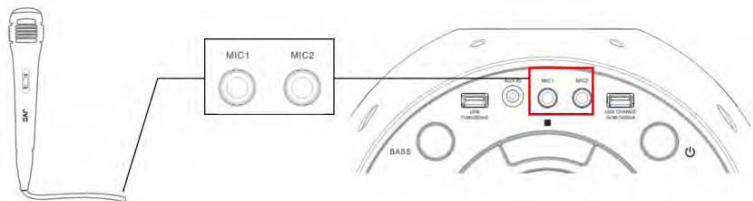 JVC XS-F720B - Fonctionnement de la PRESE MIC - 1