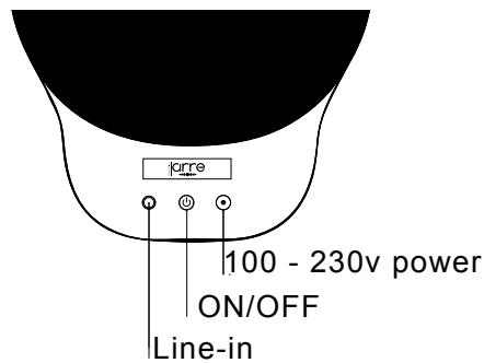 JARRE AEROSKULL BLEU BTH - Line-in mode: - 2