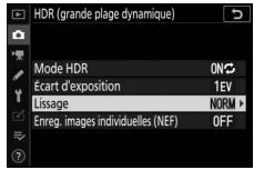 NIKON Z6II+24-70MM - Reglez le [Lissage]. - 1