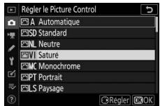 NIKON Z6II+24-70MM - Sélectionnez un Picture Control. - 1