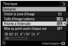 NIKON Z6II+24-70MM - - Choisissez une option de priorité à l'intervalle. - 1