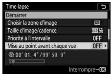 NIKON Z6II+24-70MM - - Choisissez une option de priorité à l'intervalle. - 4