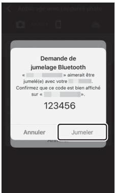 NIKON Z6II+24-70MM - Appareil photo/périphérique iOS : démarrez le processus d'association. - 2