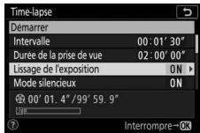 NIKON Z6II+24-70MM - - Activez ou désactivez le lissage de l'exposition. - 1