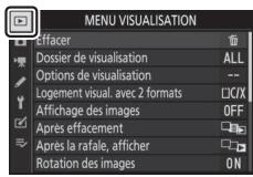 NIKON Z6II+24-70MM - - Menu Visualisation : gestion des images - 1