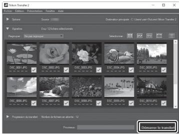 NIKON Z6II+24-70MM - Cliquez sur [Demarrer le transfert]. - 1