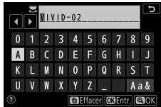 NIKON Z6II+24-70MM - Donnez un nom au Picture Control. - 1