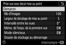 NIKON Z6II+24-70MM - Mettez en surbrillance [Demarrer] et appuyez sur OK. - 1