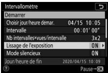 NIKON Z6II+24-70MM - - Activez ou désactivez le lissage de l'exposition. - 1