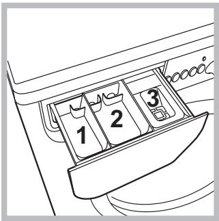 INDESIT EWDC6145WFR - Tiroir à produits lessiviels - 1