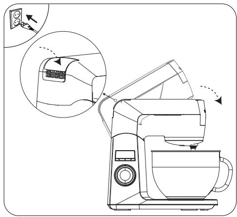 BEKOROBOT PATISSIERKMD3102W - Fermetre du corps supérieur - 1