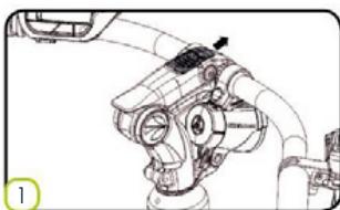 SOLEX VELO-ELECTRIQUE-9X04551905 - Potence régblable sans outil : - 2