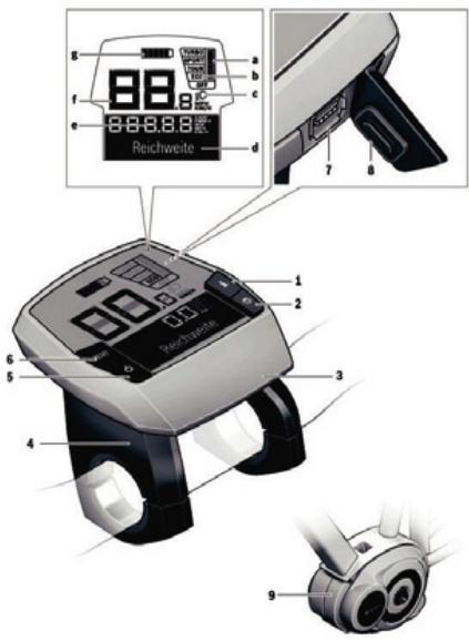 SOLEX VELO-ELECTRIQUE-9X04551905 - Console Bosch Intuvia - 1