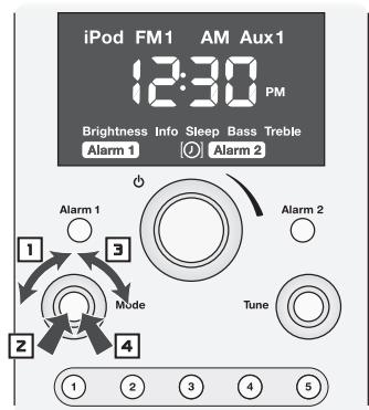 BOSTON ACOUSTICS REFERENCE BADUOIW - Réglage de l'horloge - 1