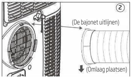 BEKO BP109AC - Introductie van de installatie van de uitlaatslang - 2