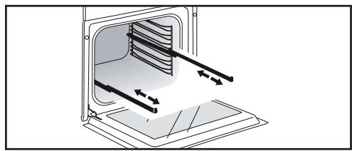 DE DIETRICH DOP4543H - INSTALLATION ET DEMONTAGE DES RAILS COULISSANTS - 1