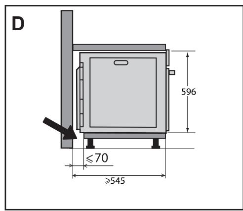 DE DIETRICH DOP4543H - CHOIX DE L'EMPLACEMENT ET ENCASTREMENT - 4