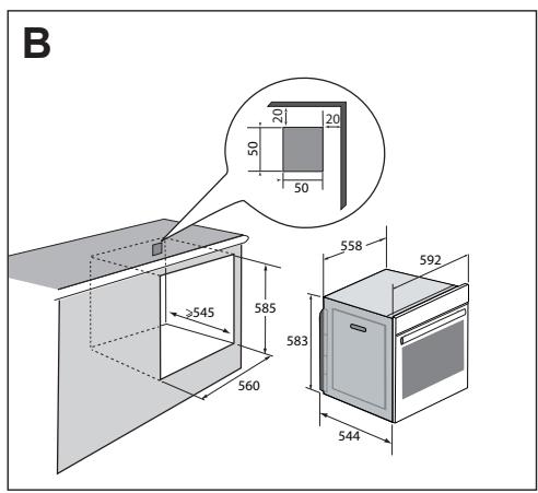 DE DIETRICH DOP4543H - CHOICE OF LOCATION AND FITTING - 3
