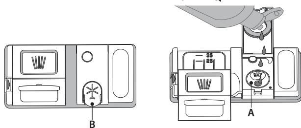 INDESIT LAVEVAISSELLEUNMC1WANJIEDSICST117C - REMPLIR LE DISTRIBUTEUR DE LIQUIDE DE RINÇAGE - 1