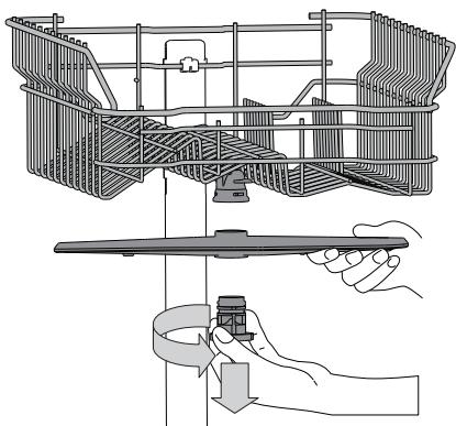 INDESIT LAVEVAISSELLEUNMC1WANJIEDSICST117C - NETTOYER LES BRAS D'ASPERSION - 1
