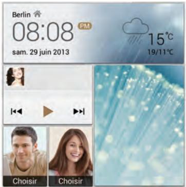 HUAWEI ASCEND P6 - Personnalisation de Me Widget - 1