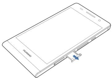 HUAWEI ASCEND P6 - Insertion et retrait d'une carte microSD - 2
