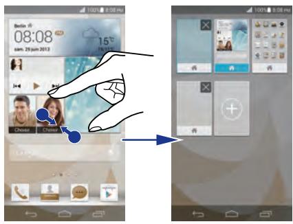 HUAWEI ASCEND P6 - Passaged'un écran d'accueil à l'autre - 2