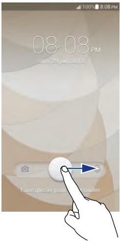HUAWEI ASCEND P6 - Déverrouillage de l'écran - 1