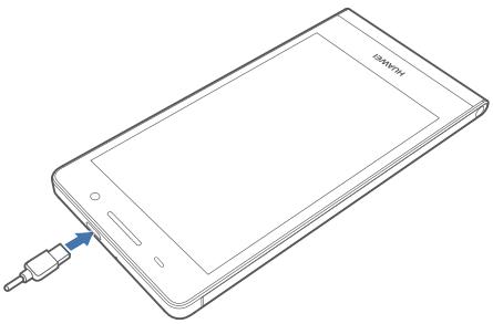 HUAWEI ASCEND P6 - Chargement de la batterie - 1