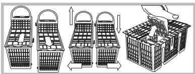 SCHOLTES LTE 14-3208 A - Panier à couverts - 1
