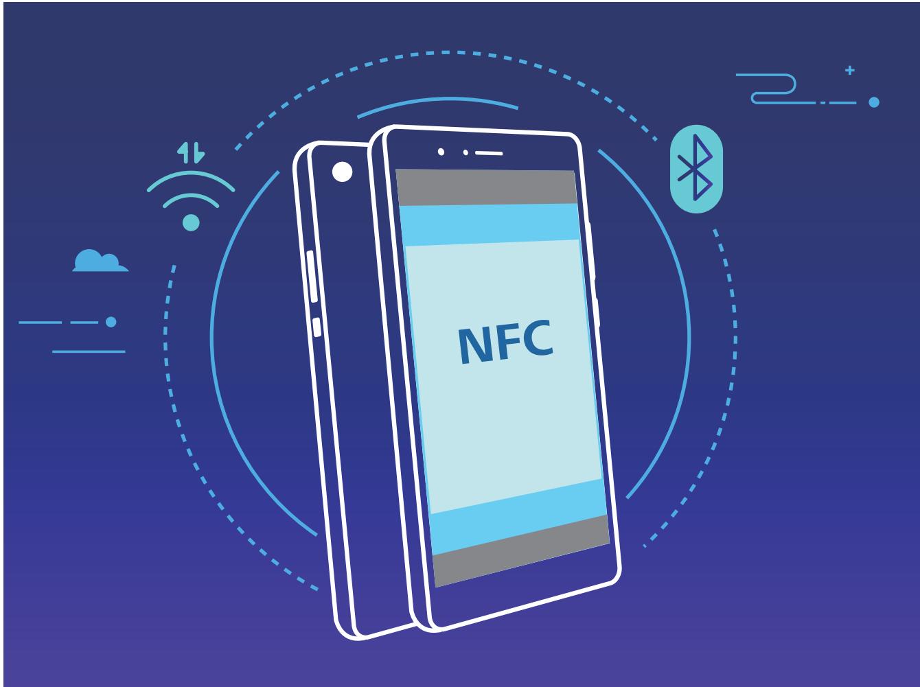HUAWEI P20 TWILIGHT - Utilisation de la NFC pour l'établissement rapide de connexions entre appareils - 1