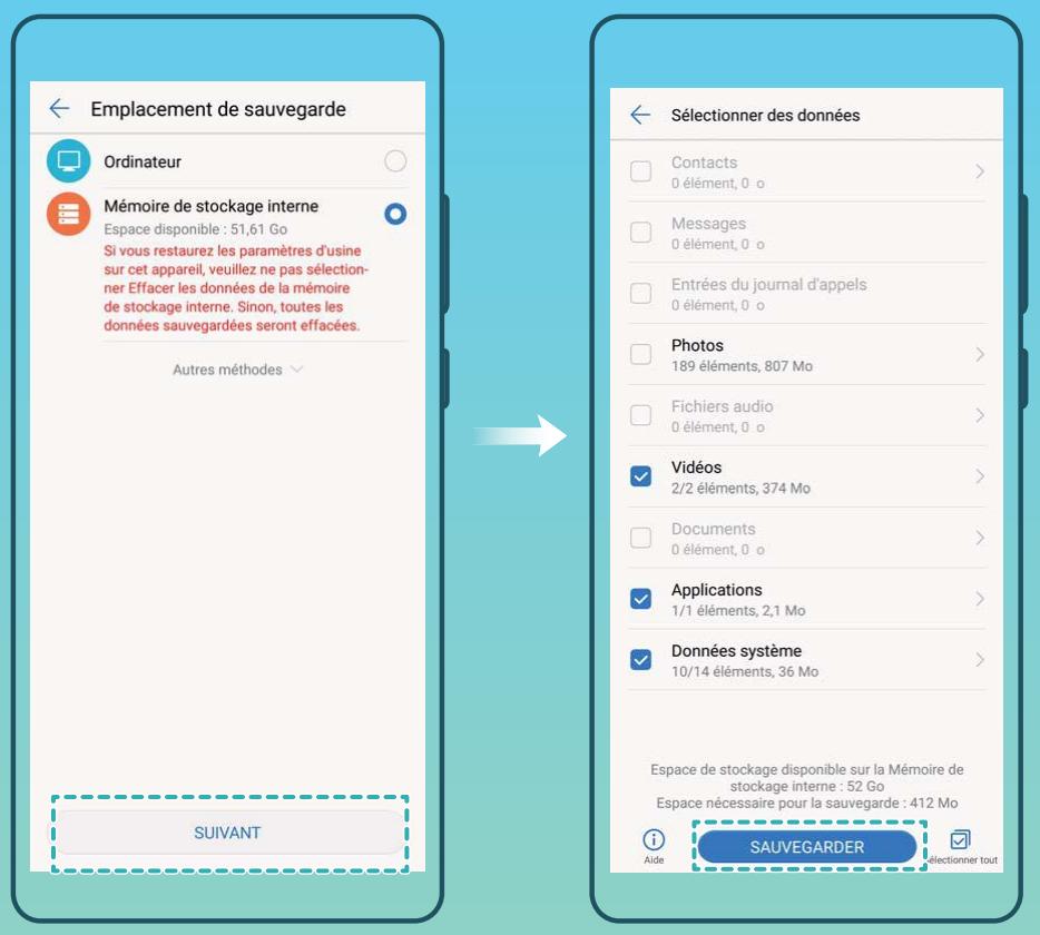 HUAWEI P20 TWILIGHT - Sauvegarde de vos données dans le stockage interne de votre apparéil - 1