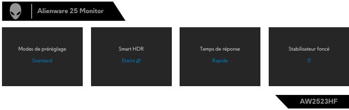 DARTY 36DARRYDELLECRANAW2523HFB - Utiliser les boutons du panneau frontal - 2