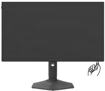 DARTY 36DARRYDELLECRANAW2523HFB - Mettre le moniteur sous tension - 1
