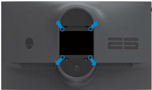 DARTY 36DARRYDELLECRANAW2523HFB - VESA Montage mural (en option) - 1