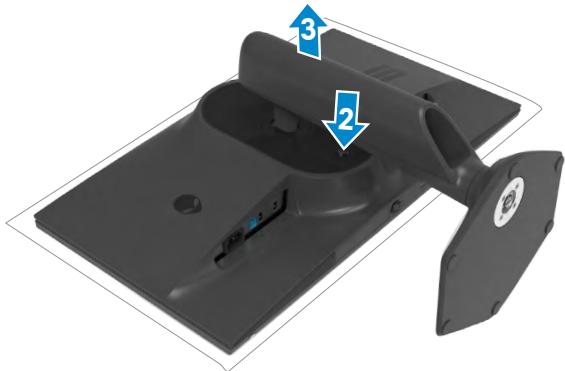 DARTY 36DARRYDELLECRANAW2523HFB - Pour retirer le socle : - 1