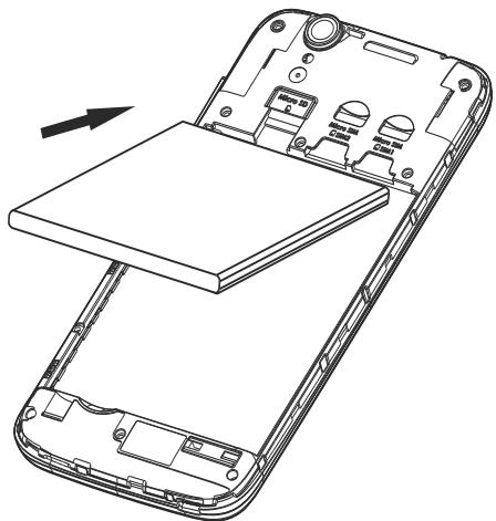 ACER LiQUiD Z630S BRG - Installer une carte SIM ou une carte microSD - 3