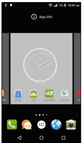 ACER LiQUiD Z630S BRG - Ajouter et supprimer des raccourcis et widgets - 3