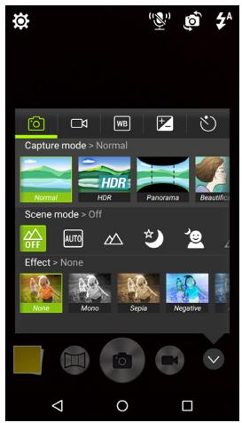 ACER LiQUiD Z630S BRG - Sélection du mode - 1